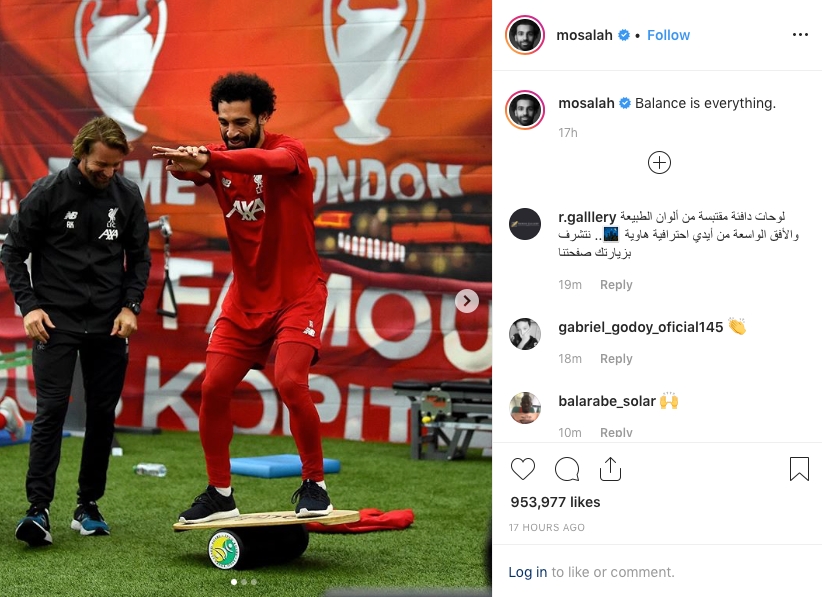 "Balance is Everything" by Mohamed Salah
